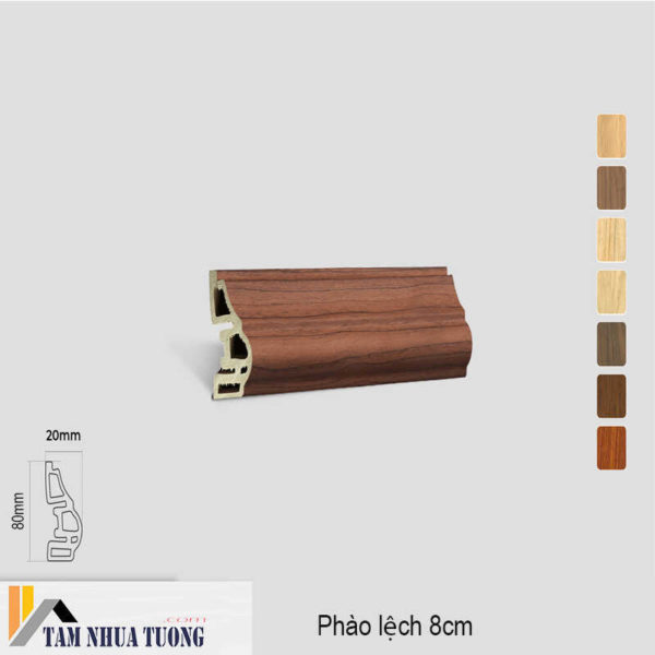 Phào lệch 8cm