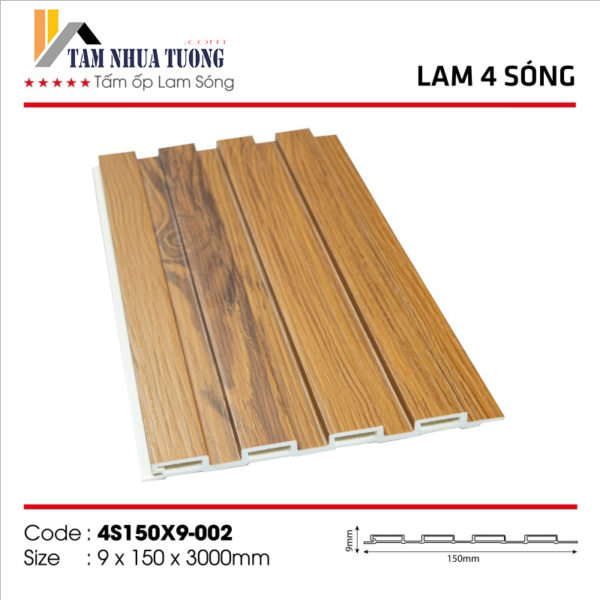 Tấm Ốp Lam 4 Sóng Thấp 13 Tấm ốp lam 4 sóng thấp